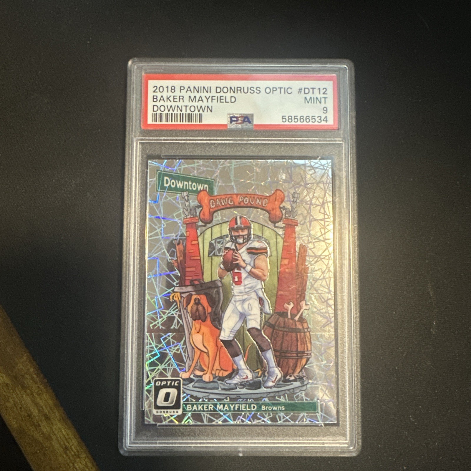 2018 Donruss Optic - Downtown Baker Mayfield #DT-12 (RC)