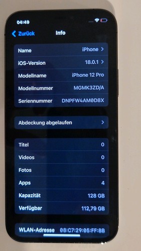 Apple iPhone 12 Pro 128GB Graphit ohne Simlock neuwertig - Bild 3 von 9