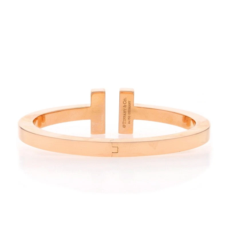 Brazalete Cuadrado Tiffany & Co. T 5 3/4" - Oro Rosa 18k Tamaño Pequeño Foto 4 de 4