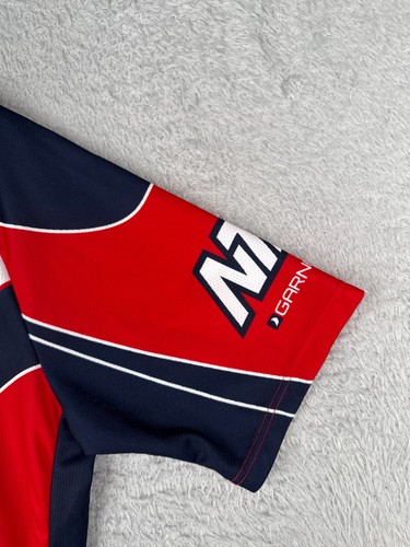 Louis Garneau Cycling Jersey Adult Large Red White NTS 1/2 Zip Short Sleeve READ - Picture 2 of 15