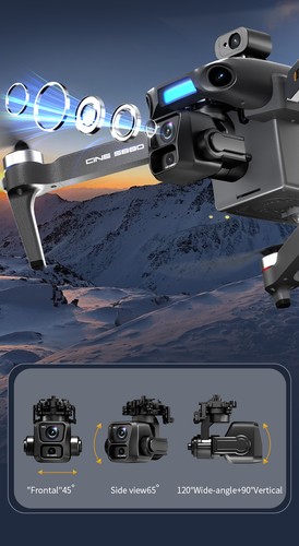 CINE S880 Drone GPS 5G WIFI 6KM 3 Ejes Cardán Cámara 4K 360° Evitación de Obstáculos - Imagen 13 de 24