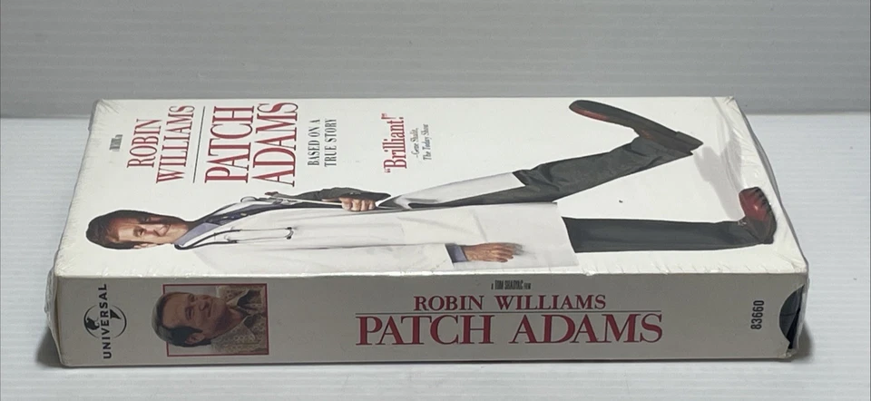 Patch Adams with Robin Williams VHS Video Tape 1999 NOS Sealed. - Image 3 of 4