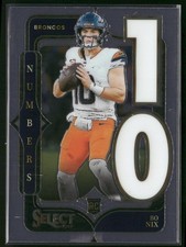 2024 Panini Select #6 Bo Nix Select Numbers