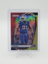 Ed Oliver FOTL Choice Red Yellow Prizm #/44 - 2024 Panini Prizm 