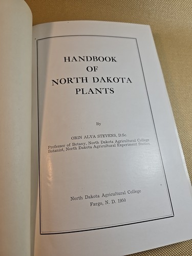 Handbook of North Dakota Plants by O. A. Stevens 1950 Regional Studies 1st Ed - Picture 6 of 13
