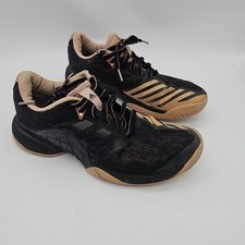 adidas Barricade 2018 LTD Women's Tennis Shoes Size 9.5 Black Beige AH2114 Max