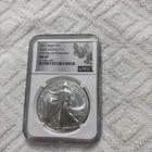 2021 American Silver Eagle Type 2 First Day Of Production MS69 NGC *2645