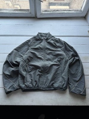   PUMA Track Jacket VNTG 90s Full-Zip Windbreaker DARK GREEN GRAYRetro Y2K
