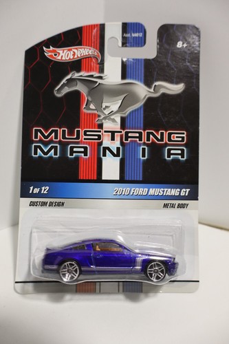 Ford Mustang GT #1/12 azul Hot Wheels Mustang Mania 2010 - Imagen 1 de 3
