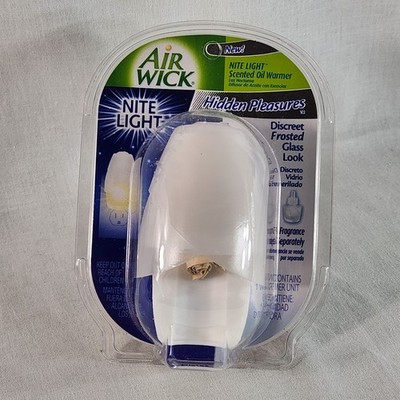 Air Wick Nite Light  Hidden Pleasures  Scented Oil Warmer NEW Old Stock FastShip