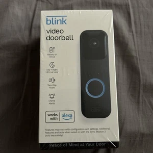 Blink Video Doorbell Smart Wifi, Two-way Audio, Video, Wired/Battery Operate