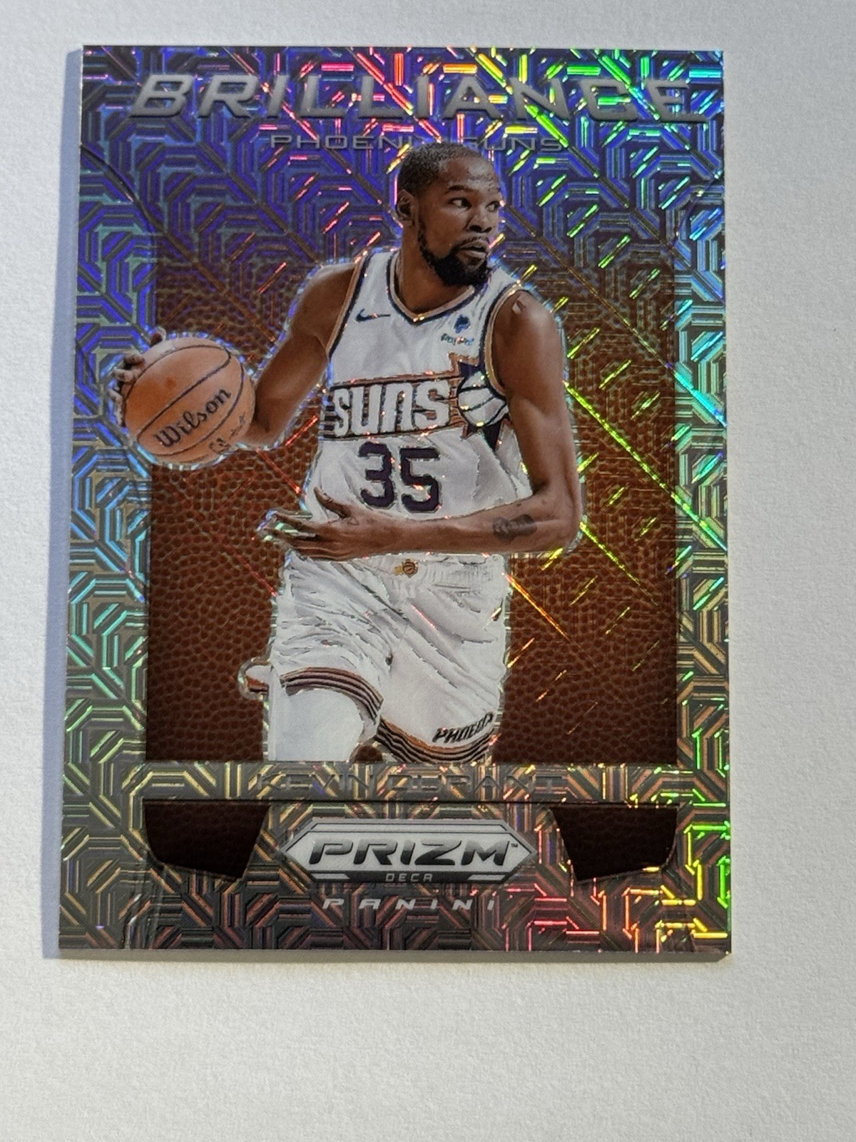 2023-24 Panini Prizm Deca - Brilliance - Kevin Durant #2 - Mojo Prizm /25