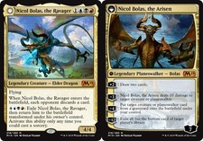 MTG Nicol Bolas, the Ravager - Foil, Light Play, English Core Set 2019