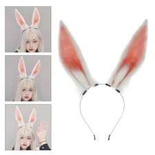 Large Bunny Ear Live Broadcast Hair Hoop Woman Headband Halloween Hair Decors