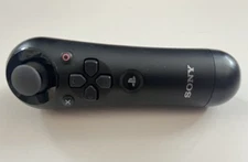 SONY PLAYSTATION 3 PS3 MOVE NAVIGATION CONTROLLER CECH-ZCS1U PS4 BLACK Nice