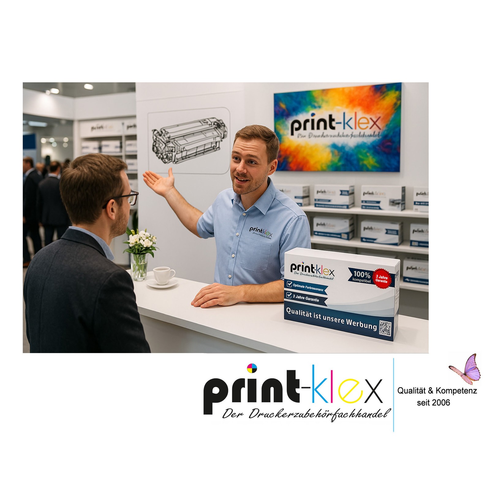 2x Premium Tonerkartusche für Canon I-Sensys-MF-4150 FX10 B - Drucker Line Serie