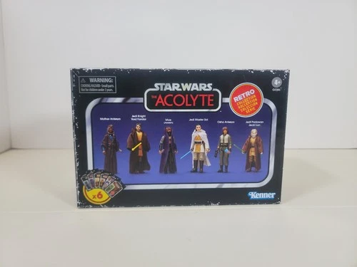 Star Wars The Acolyte | Box Set 6 Figures | Kenner Hasbro Retro Collection READ