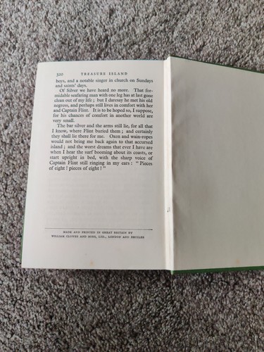 Treasure Island Vintage Book By Robert Louis Stevenson - Picture 6 of 7