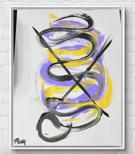 11x14 Paper Art, Abstract Art, Paper Art, Modern Art