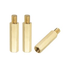 M6 x 30 mm + 8 mm Male to Female Hex Brass Spacer Standoff 3pcs