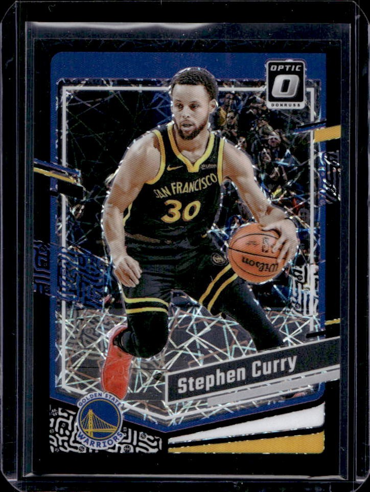2023-24 Donruss Optic Stephen Curry Black Velocity Prizm #32/39 Warriors