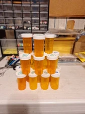 15 Empty Pill Bottles  With Child Proof Lids