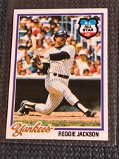 1978 Topps Reggie Jackson #200 - EX - Sport Top Left Very Light No Creases