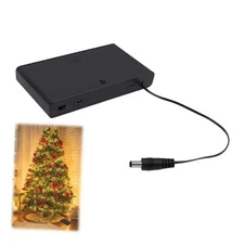 Portable 12V Neon Sign Battery Pack Single Unit, Powers LED Signs with 8 AA 