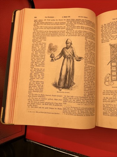 RARE Vintage Declared German Folk Bible in Common Interpretation 1902 - Picture 17 of 20
