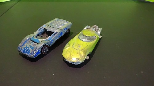 Vintage Redline Hot Wheels. Ferrari 512s/Blue. Turbofire. Lot of 2. For parts. - Picture 1 of 7