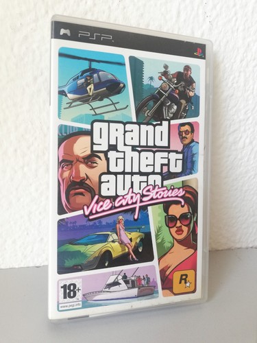 Grand Theft Auto: Vice City Stories (Sony PSP, 2006) komplettes Handbuch und Karte