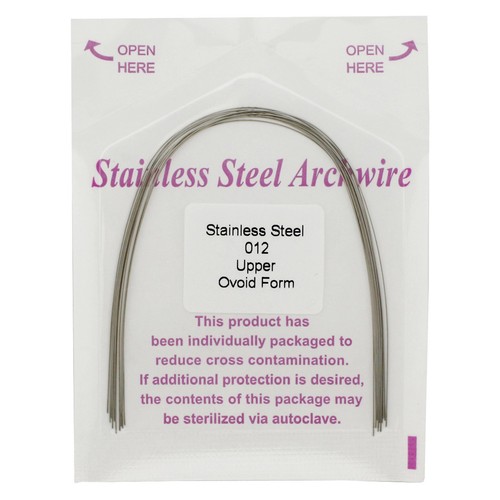 100 Pc Dental Orthodontic Arch Wire Stainless Steel Archwrie Round Ovoid Natural - Picture 2 of 53