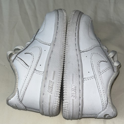 Nike Air Force 1 Low LE Toddler Size 8C Shoes DH2926-111 Triple White Sneakers - Picture 8 of 24