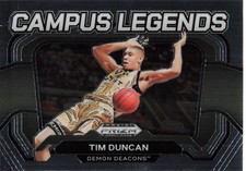 2024 Panini Prizm Draft Picks - Campus Legends Tim Duncan #1