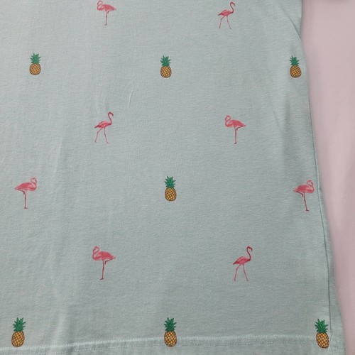 Free Planet Herren GRÖSSE LARGE türkis Palme T-Shirt, Flamingos, Pinapples, weich - Bild 2 von 9