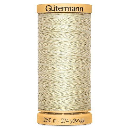 Natural Cotton Gutermann Machine Thread, 250m, All Colours, 2t250c - Picture 2 of 16