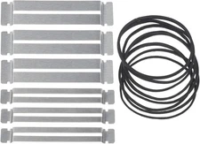 3 Sets Guitar Fret Protector, Jwodo Stainless Steel Narrow and Wide Guards 