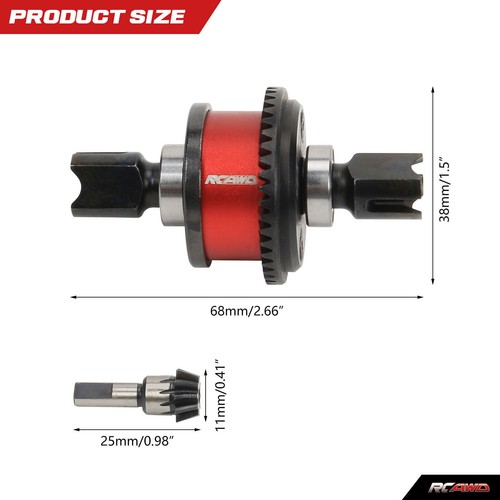RCAWD Active F/R Diff Differential Set for Arrma 1/8 Kraton Outcast 6s BLX & EXB - Picture 4 of 7