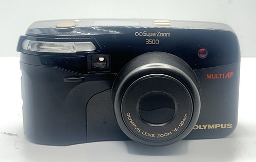 Cámara fotográfica compacta Olympus Infinity Super Zoom 3500 DLX 35 mm y estuche - Imagen 4 de 9