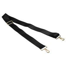 59" Shoulder Strap, 1.5" Width Adjustable Strap with Swivel Hooks, Black Gold