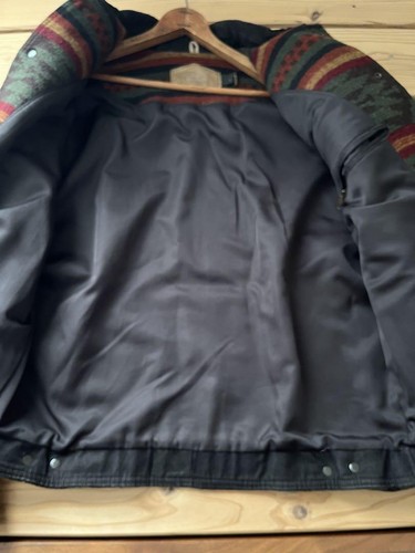 Vintage Woolrich Native Wool Jacket Ethnic Pattern L Used Men Size L - Picture 8 of 10