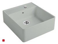 Villeroy & Boch SpüLstein Einzelbecken Fossil Grau Keramik Modul Aufsatz SpüLe