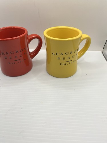 Seagrove Beach Coffee Mugs Set Of 2 - Picture 3 of 5