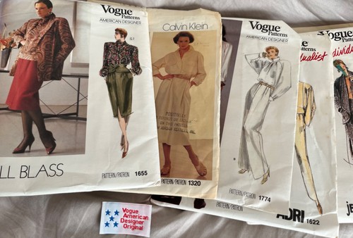 6 Designer Vogue ungeschnittene Muster Damengröße 12 - Bild 2 von 2