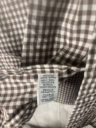 Ralph Lauren Herren Hemd Medium Langarm Braun Gingham Braun/Weiß - Bild 2 von 7