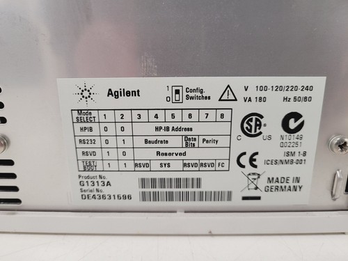 Agilent HP 1100 HPLC Autosampler Model G1313A Lab - Picture 6 of 15