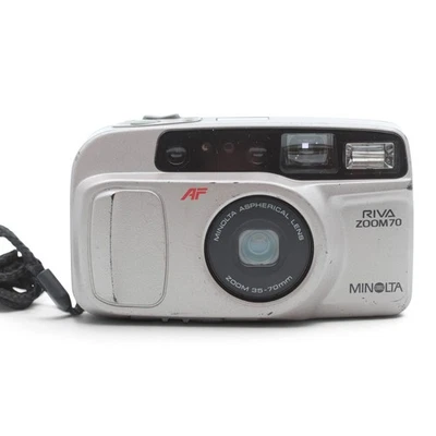 Minolta Kompaktkamera Riva Zoom 70 35mm Analogkamera - Bild 1 von 4