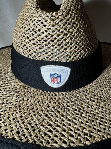 Cappello di paglia Las Vegas Raiders New Era taglia unica NFL Equipment Oakland firmato #94 - Foto 7 di 11