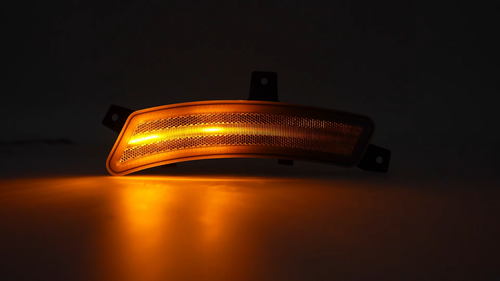 Clear LED amber Front bumper side marker light For 2025+ GMC Yukon XL Chevrolet - Video 1 of 1