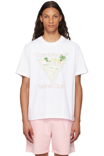 Casa Blanca White Maison De Reve T-Shirt SIZE: LARGE - Picture 7 of 9